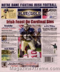 Notre Dame Blue & Gold